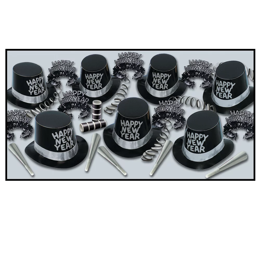 Le kit de fête Black Tie (50 personnes)