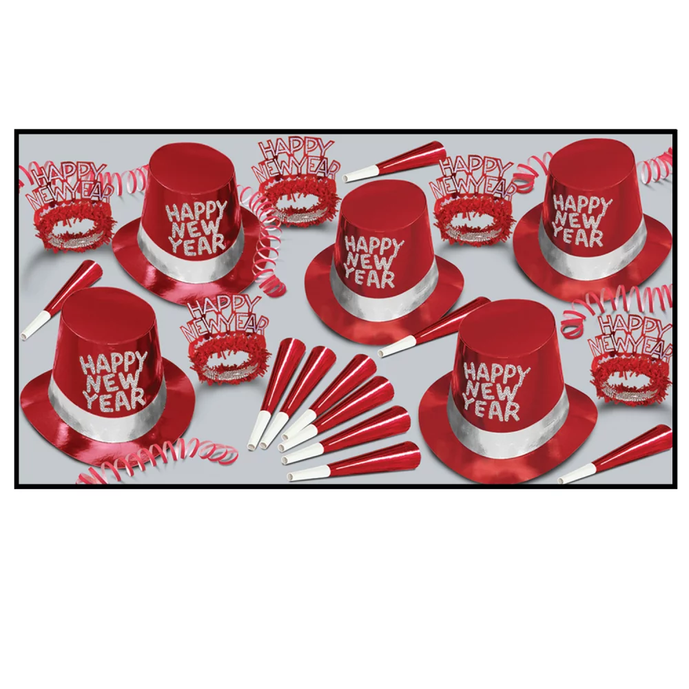 Simple Red Party Kit (50 People)