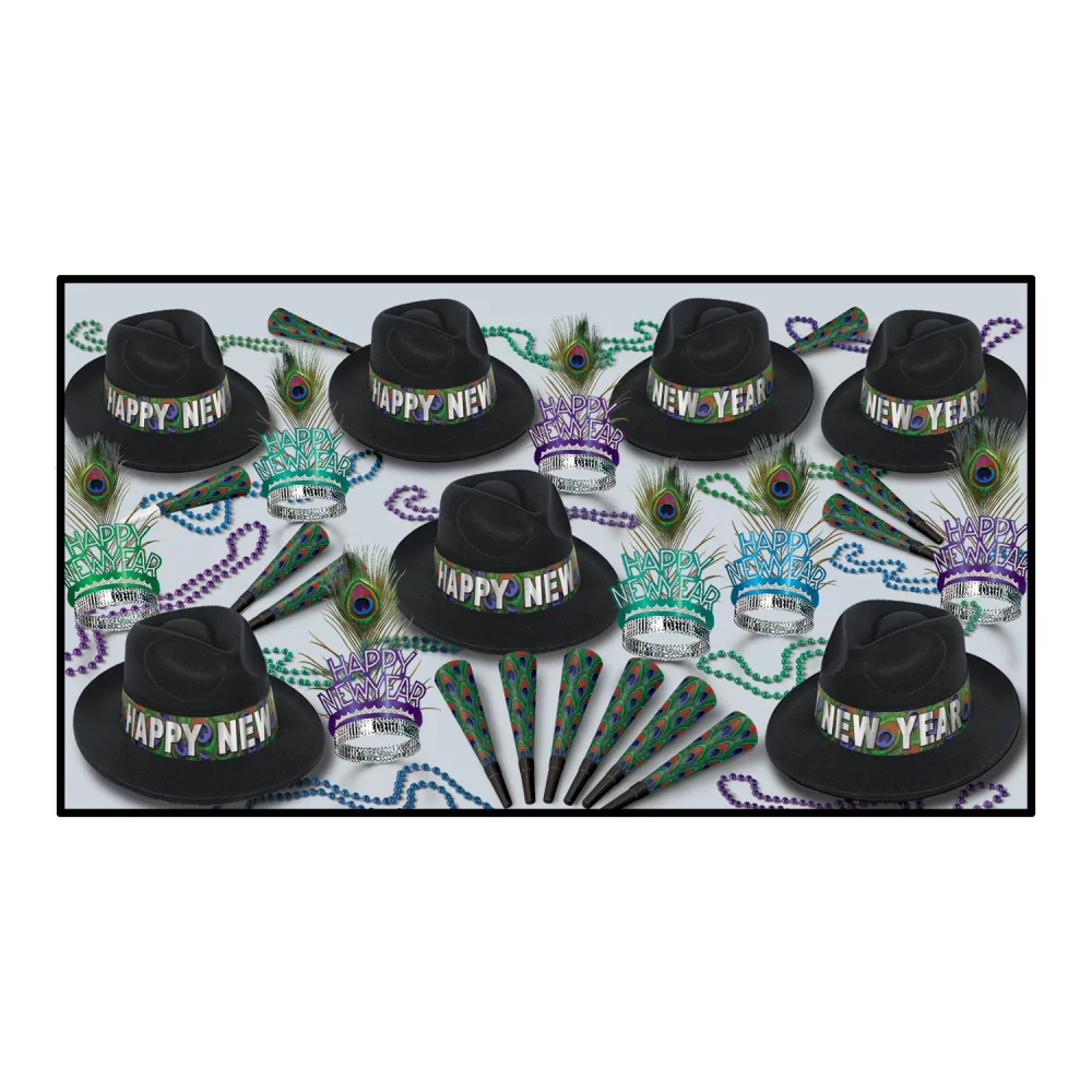 Kit de fête Paon (50 personnes)