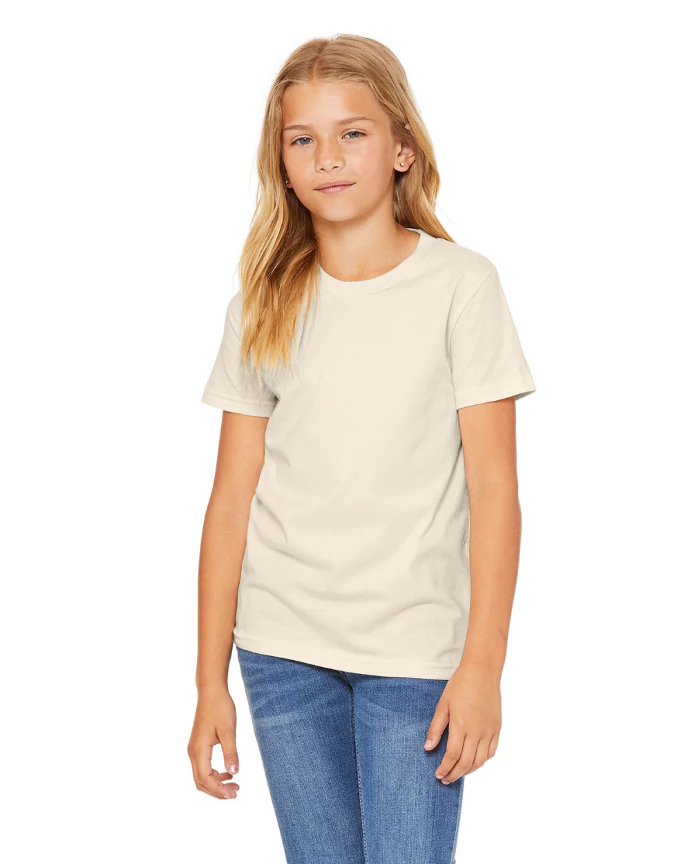 T-shirt en jersey pour jeunes de la marque BELLA+CANVAS