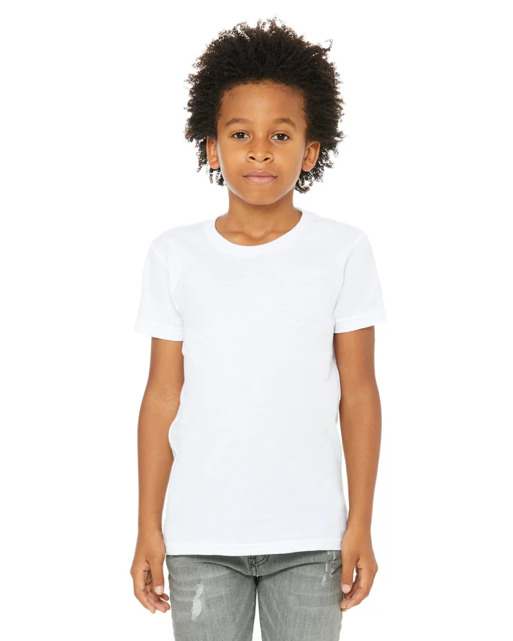 T-shirt en jersey pour jeunes de la marque BELLA+CANVAS