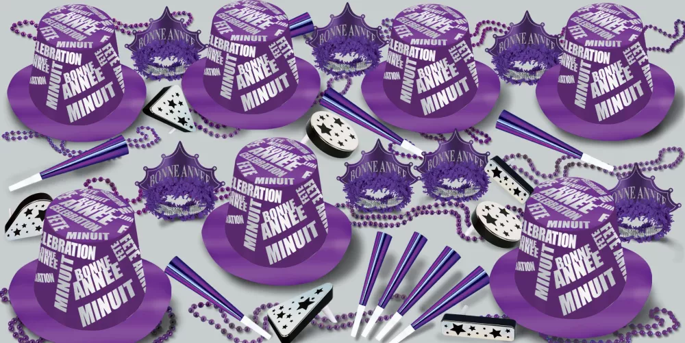 French Midnight Madness Party Kit (50 People)