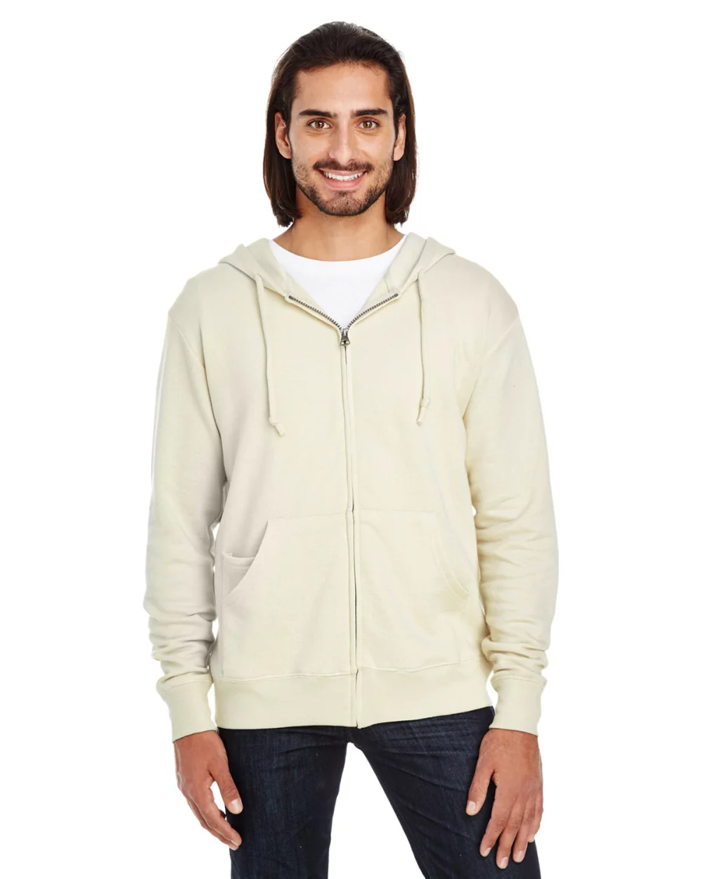 THREADFAST Unisex Triblend French Terry Full-Zip