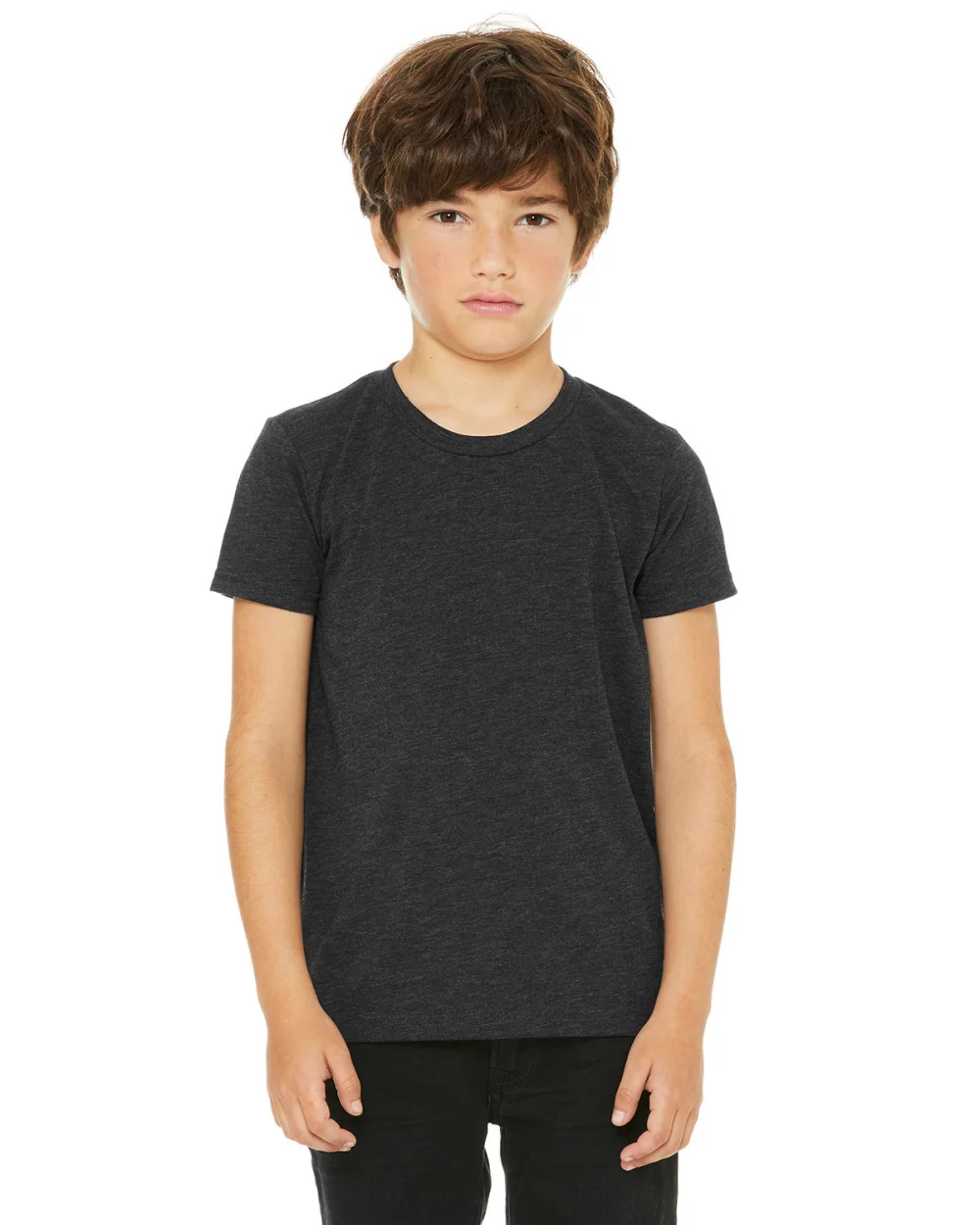 T-shirt à manches courtes pour jeunes en mélange triblend de BELLA+CANVAS