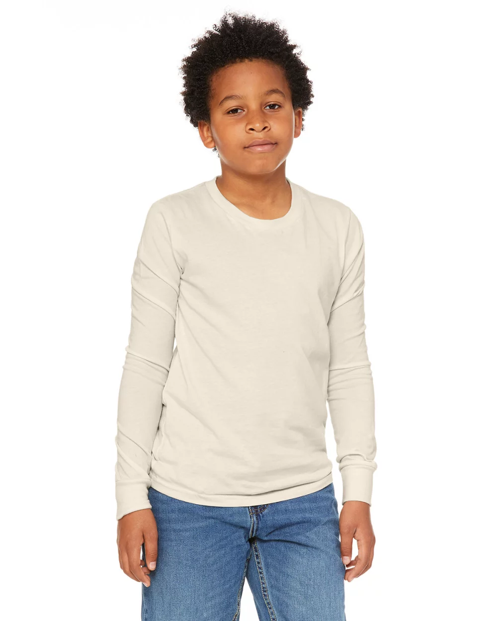 T-shirt à manches longues en jersey pour jeunes de BELLA+CANVAS
