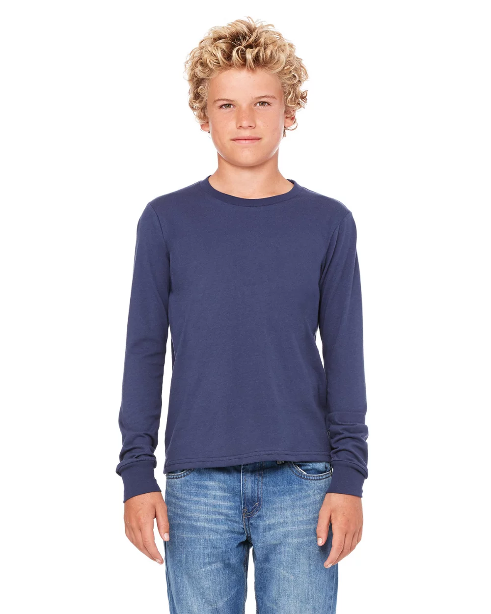 T-shirt à manches longues en jersey pour jeunes de BELLA+CANVAS