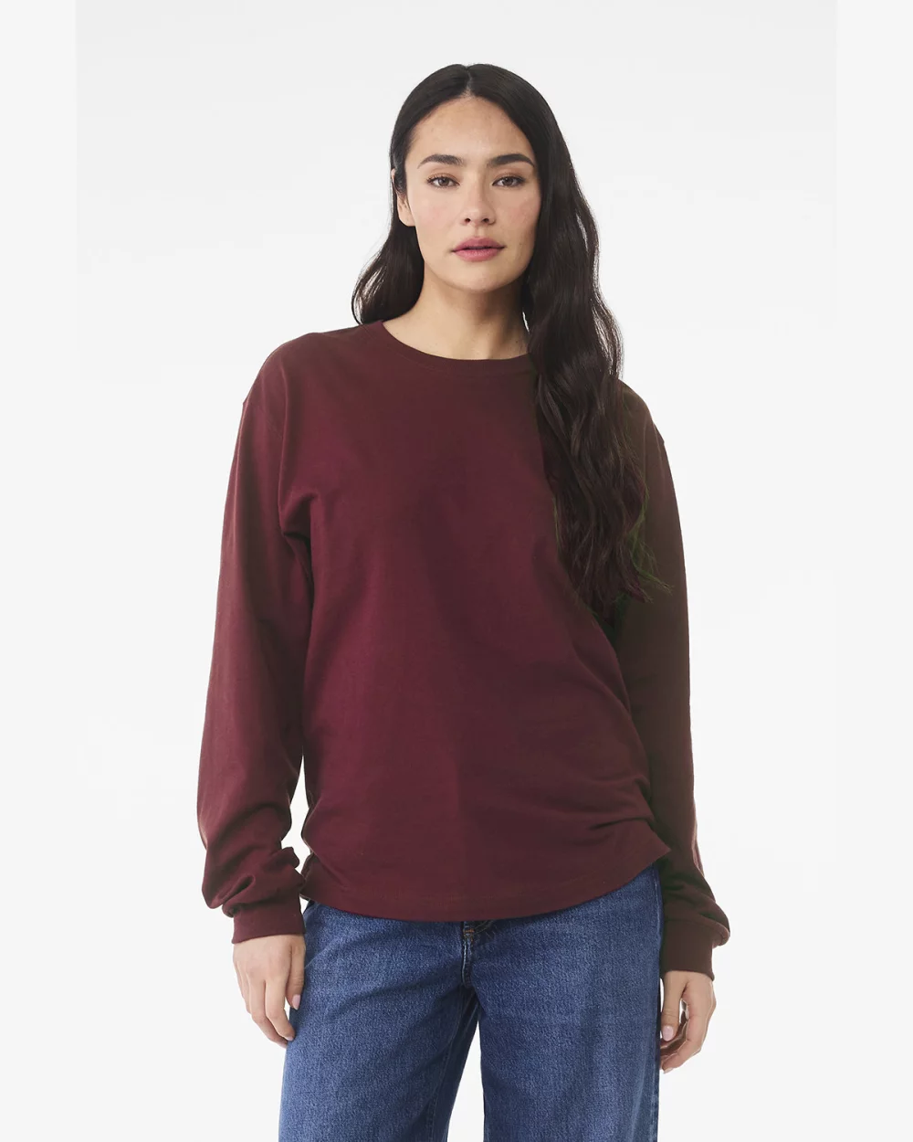T-shirt à manches longues unisexe lourd de BELLA+CANVAS