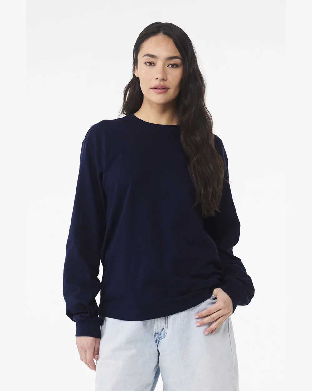 T-shirt à manches longues unisexe lourd de BELLA+CANVAS