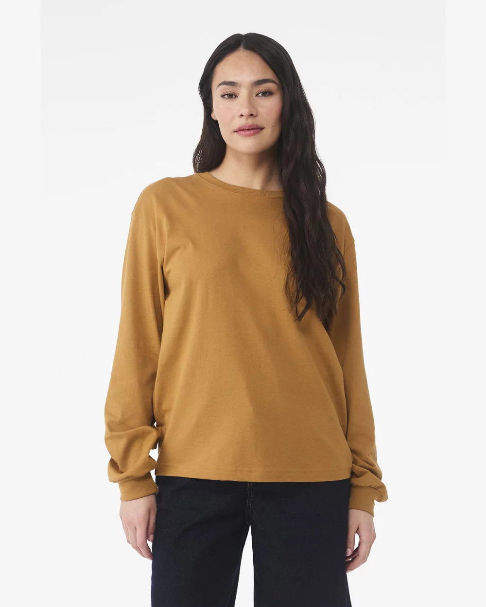 T-shirt à manches longues unisexe lourd de BELLA+CANVAS