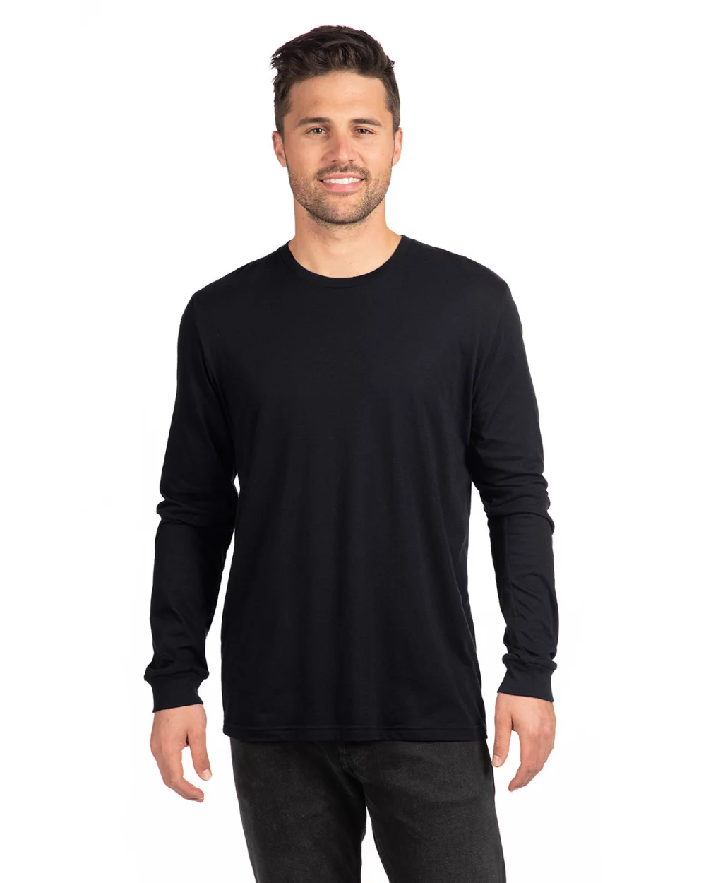 T-shirt à manches longues unisexe en CVC de NEXT LEVEL APPAREL