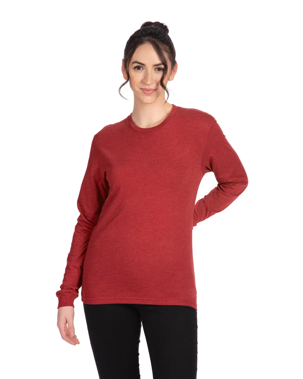T-shirt à manches longues unisexe en CVC de NEXT LEVEL APPAREL