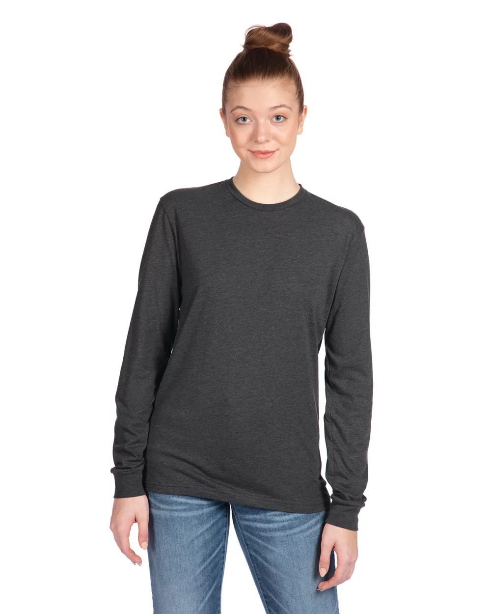 T-shirt à manches longues unisexe en CVC de NEXT LEVEL APPAREL