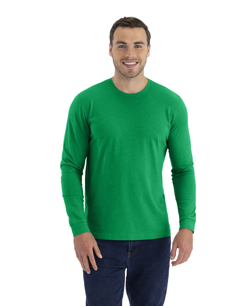 T-shirt à manches longues unisexe en CVC de NEXT LEVEL APPAREL