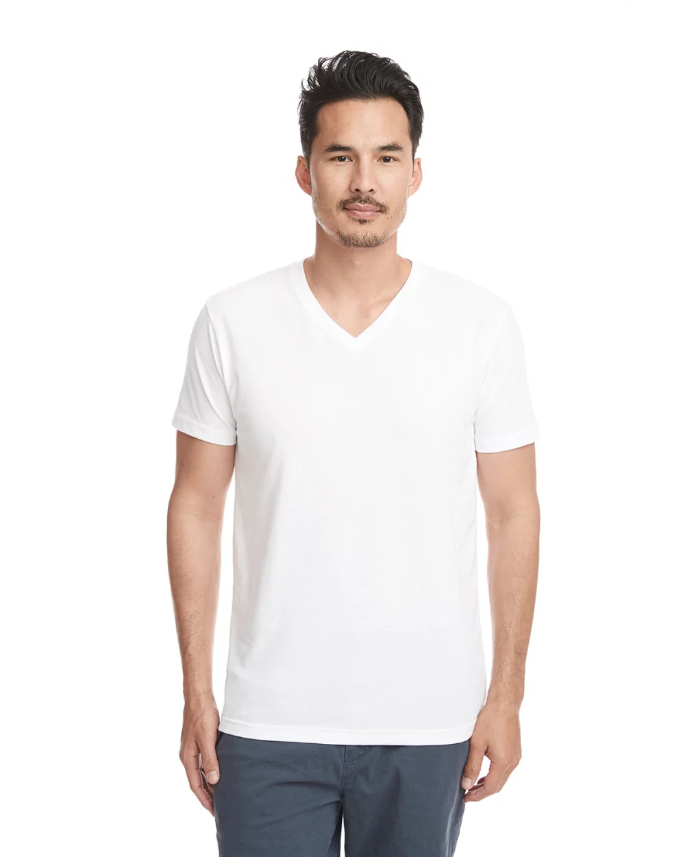 T-shirt en V en daim pour hommes de NEXT LEVEL APPAREL