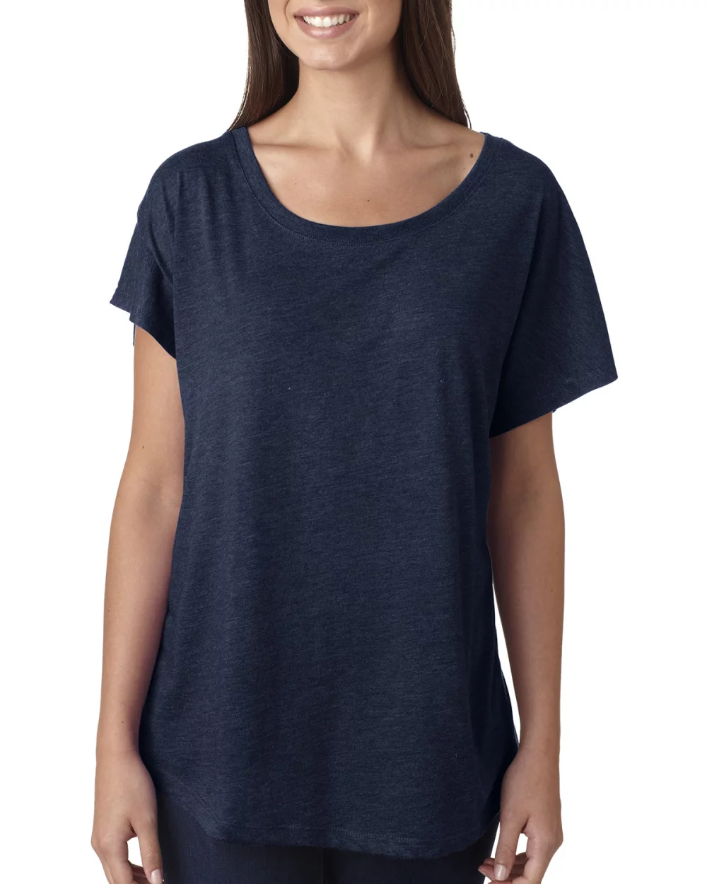 T-shirt dolman en mélange triblend pour femmes de NEXT LEVEL APPAREL