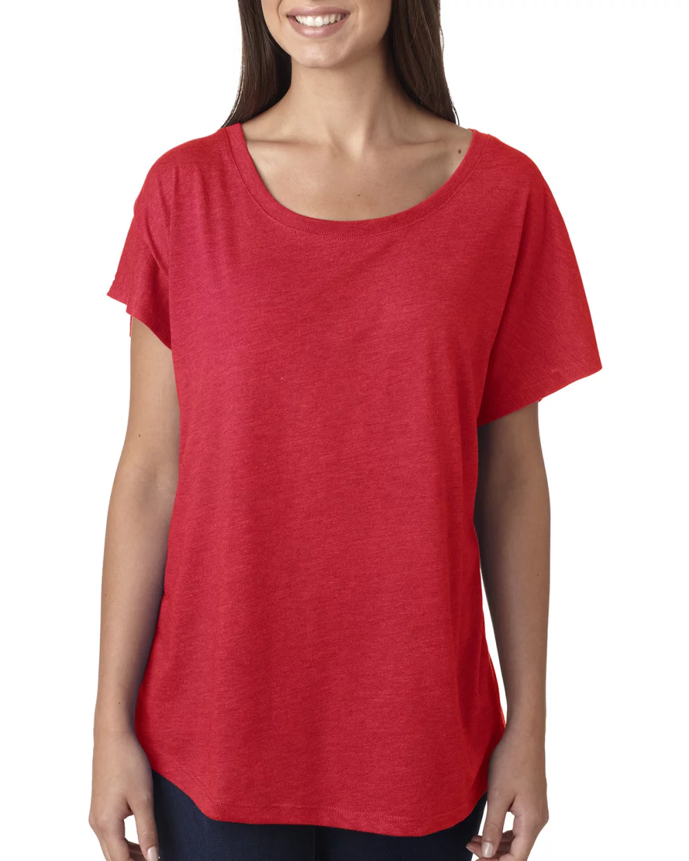T-shirt dolman en mélange triblend pour femmes de NEXT LEVEL APPAREL