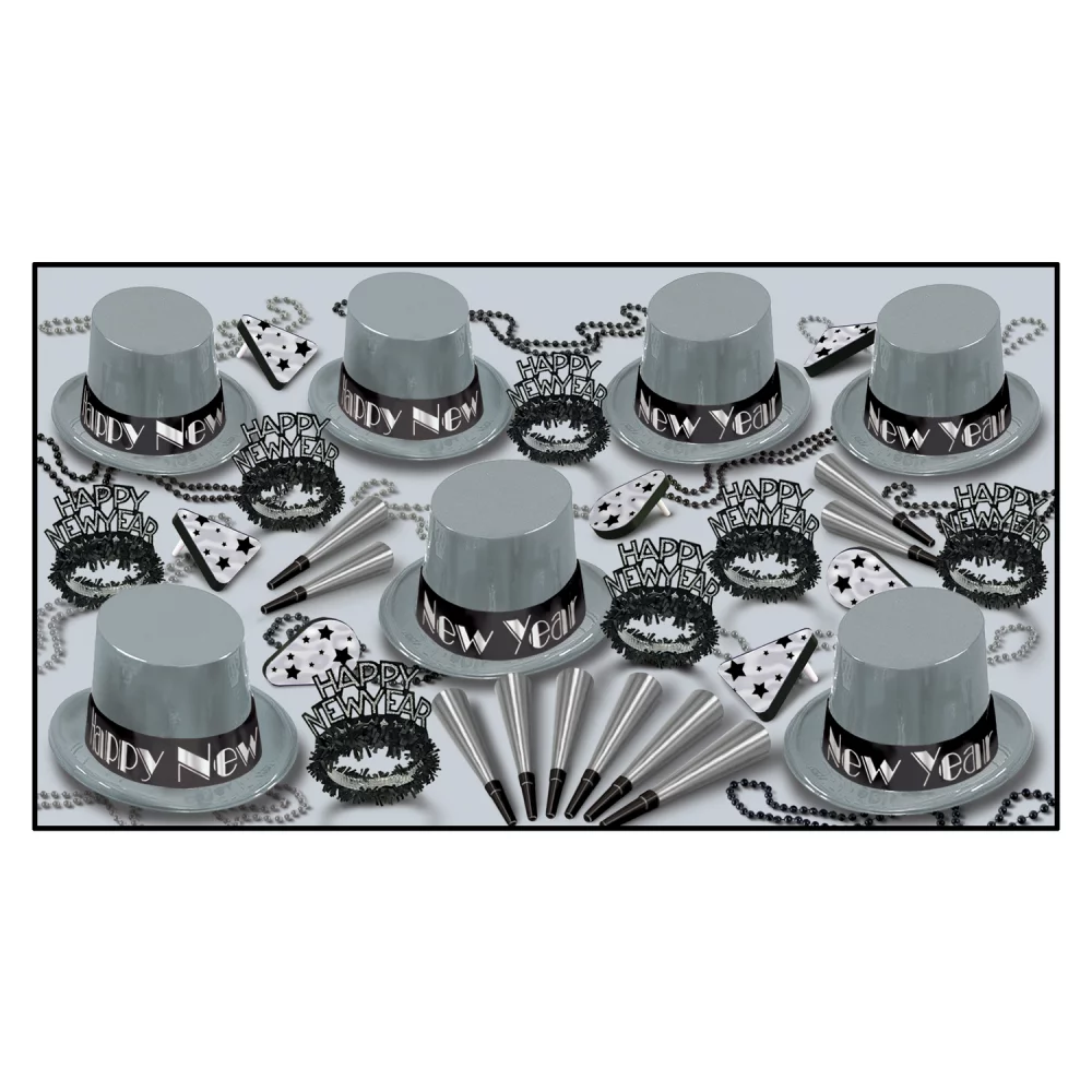 Simply Silver Party Kit (50 People)