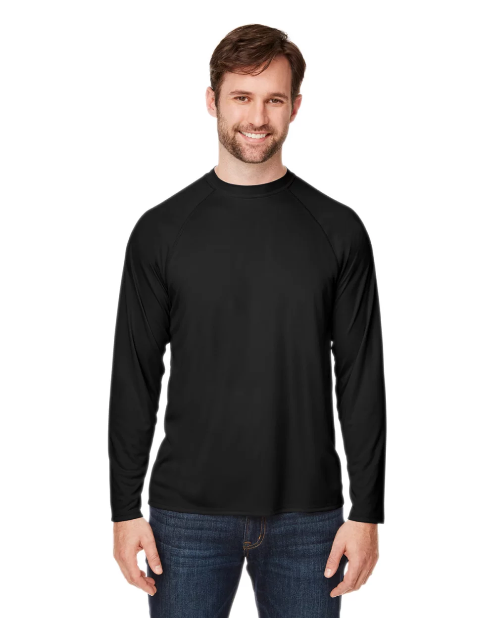 T-shirt raglan unisexe CORE 365 Ultra UVP™ Marina