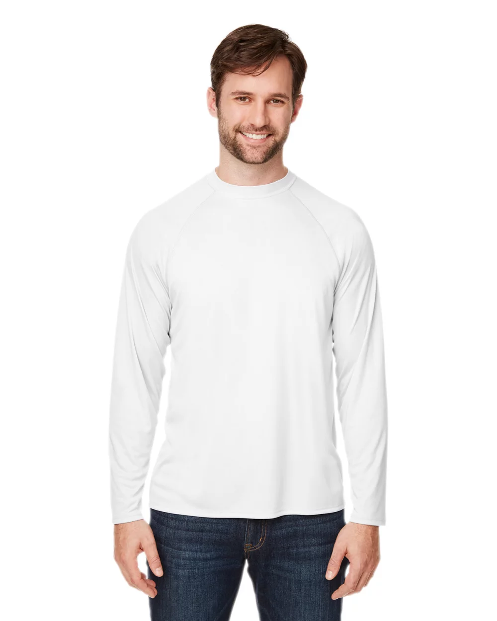 T-shirt raglan unisexe CORE 365 Ultra UVP™ Marina