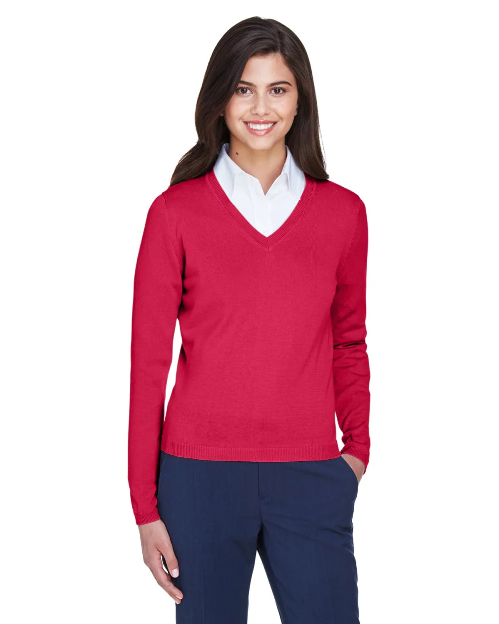 DEVON AND JONES Ladies' V-Neck Sweater