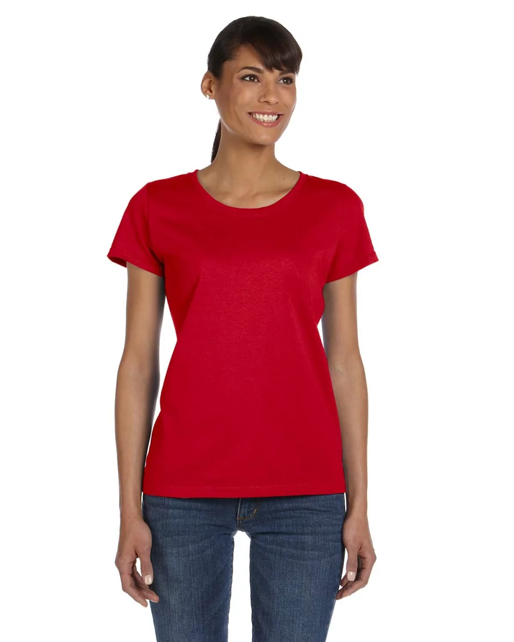 T-shirt en coton HD pour femmes de Fruit of the Loom