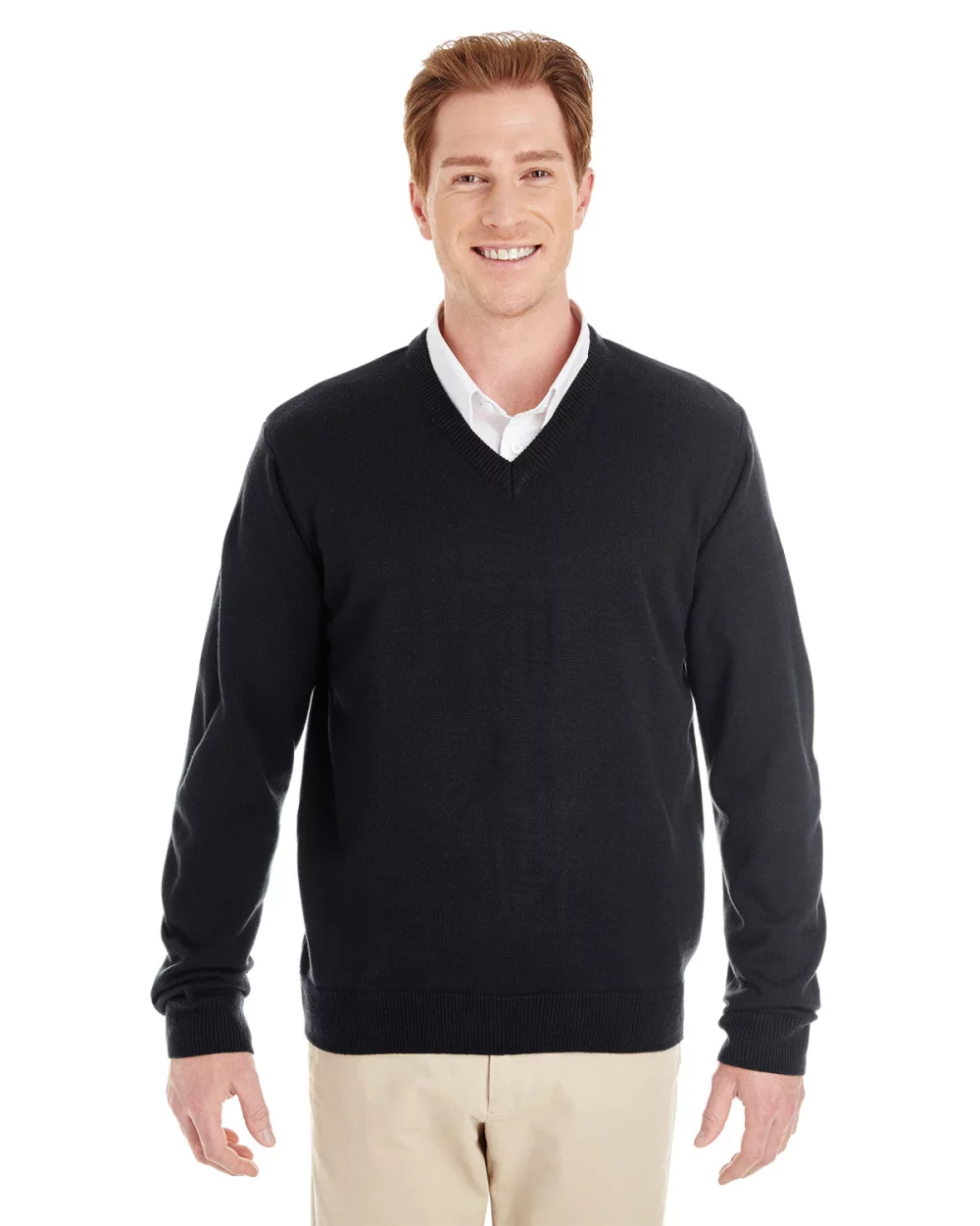 Harriton Men's Pilbloc™ V-Neck Sweater