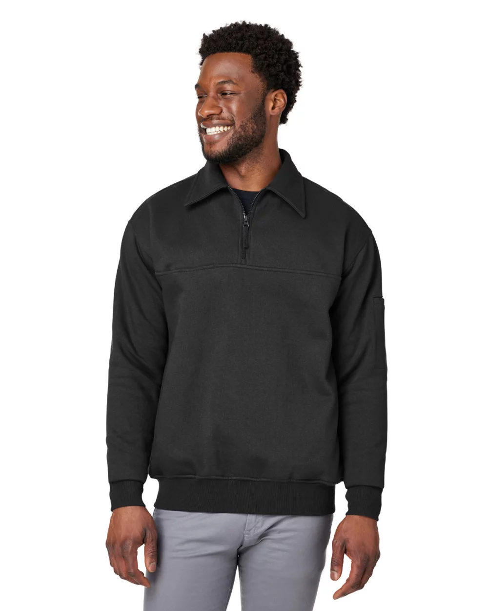 Harriton Men's ClimaBloc™ Heavyweight Tactical Quarter-Zip