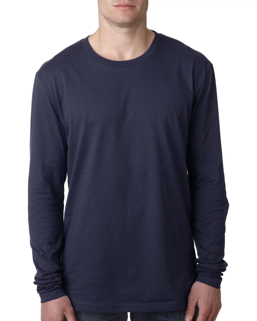 NEXT LEVEL APPAREL Men's Cotton Long-Sleeve Crew