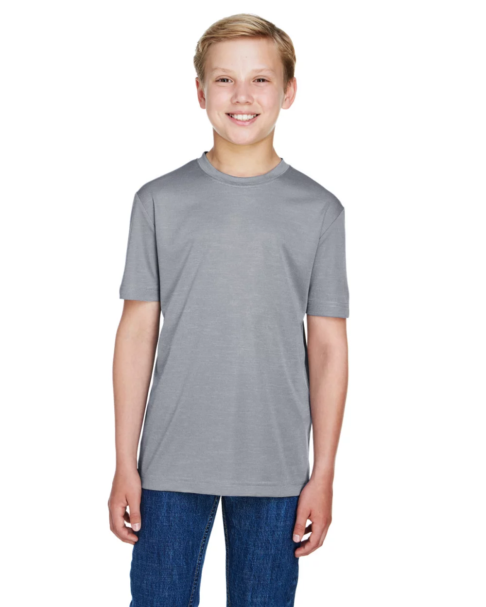 T-shirt de performance Team 365 Youth Sonic Heather