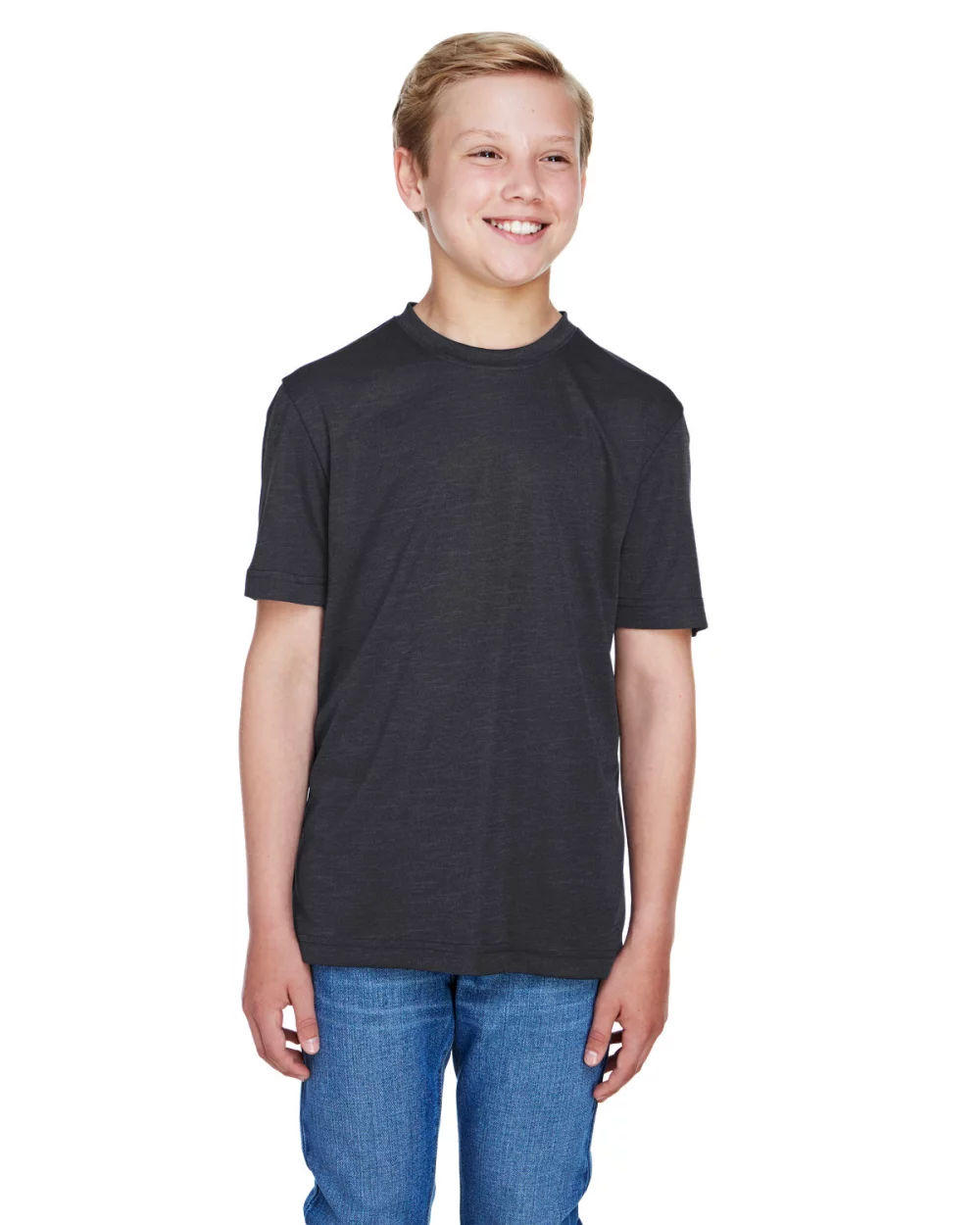 T-shirt de performance Team 365 Youth Sonic Heather