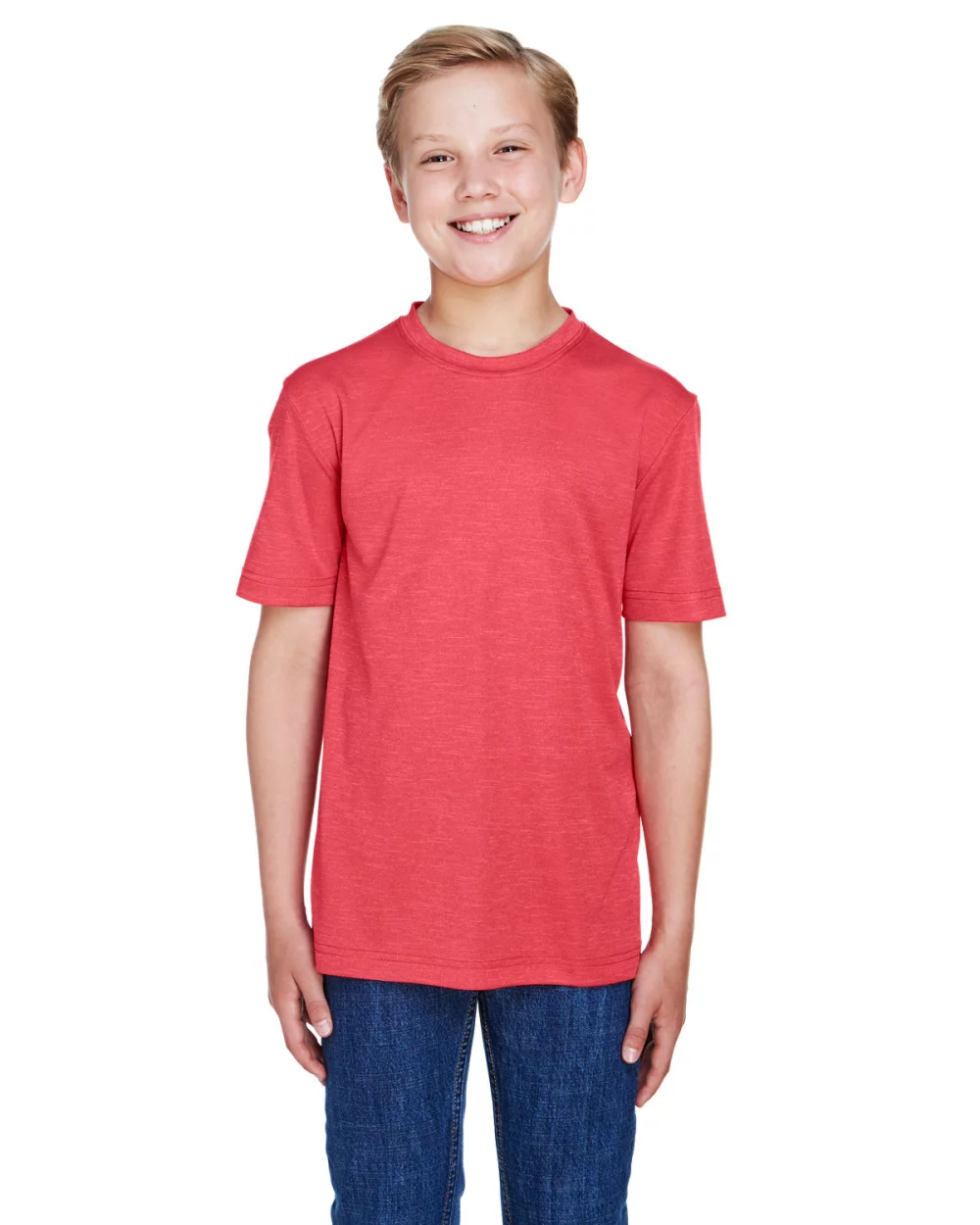 T-shirt de performance Team 365 Youth Sonic Heather