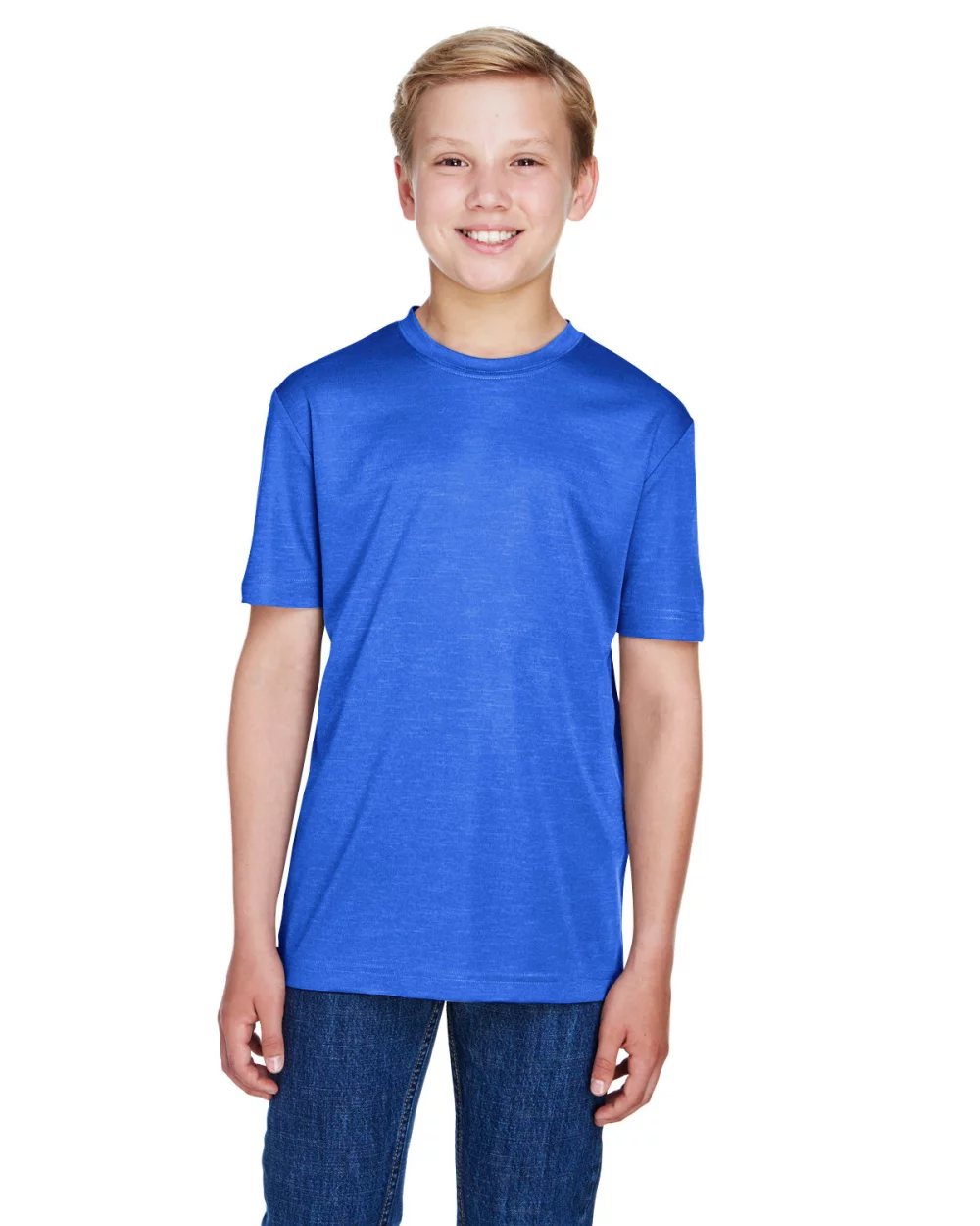 T-shirt de performance Team 365 Youth Sonic Heather