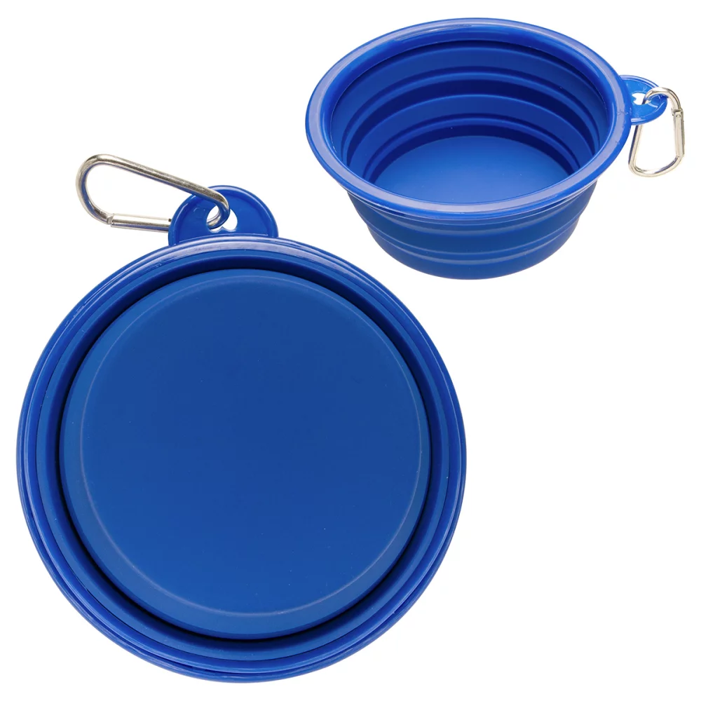 Bol pliable pour animaux Feed 'N Go avec mousqueton