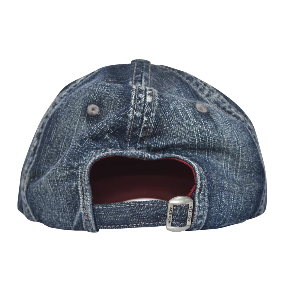 Casquette en denim lavé ACE USA