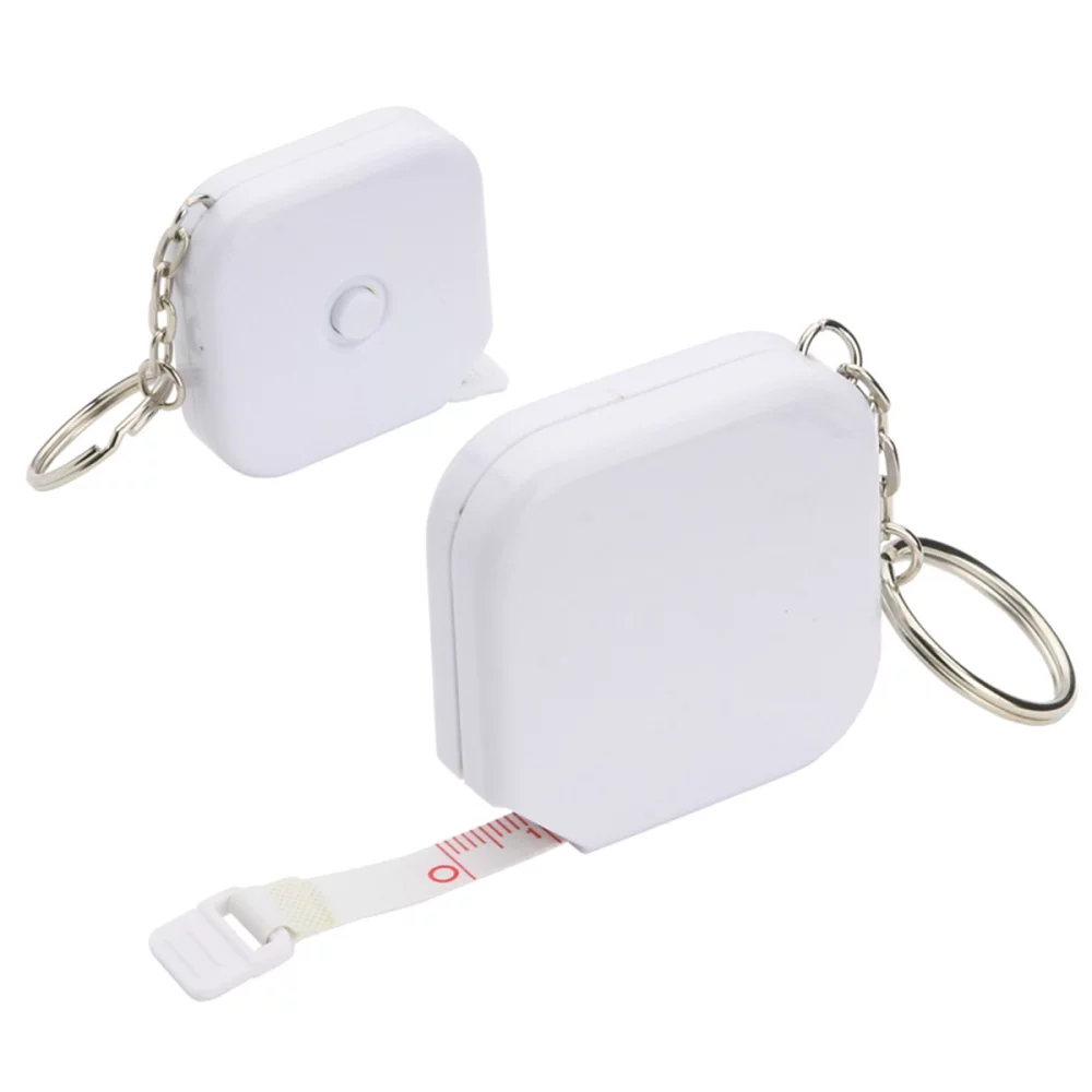 Square 5-Foot Tape Measure with Key Chain