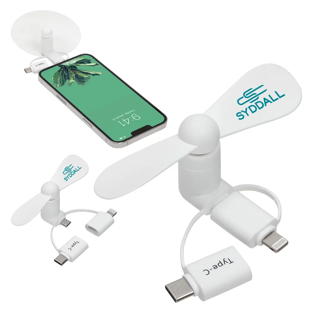 Ventilateur de téléphone mini 3-en-1