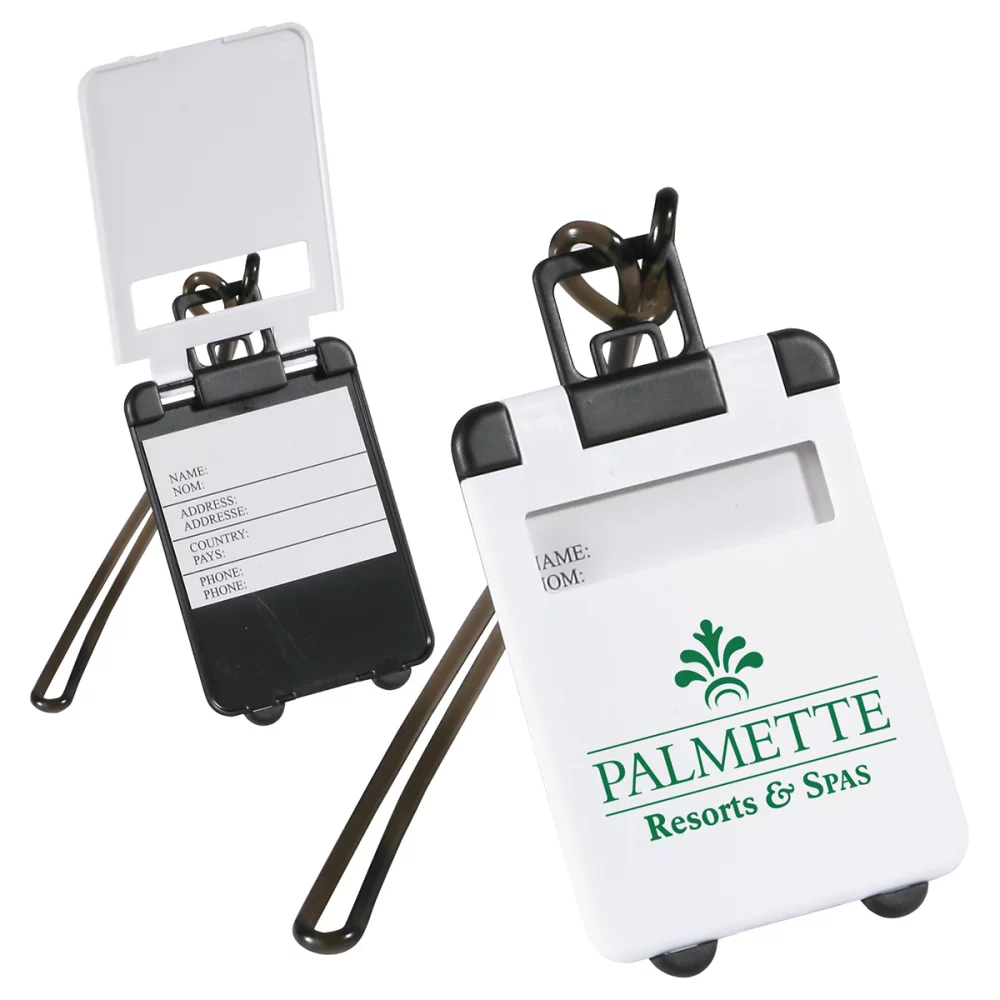 Étiquette de bagage pour sac de voyage