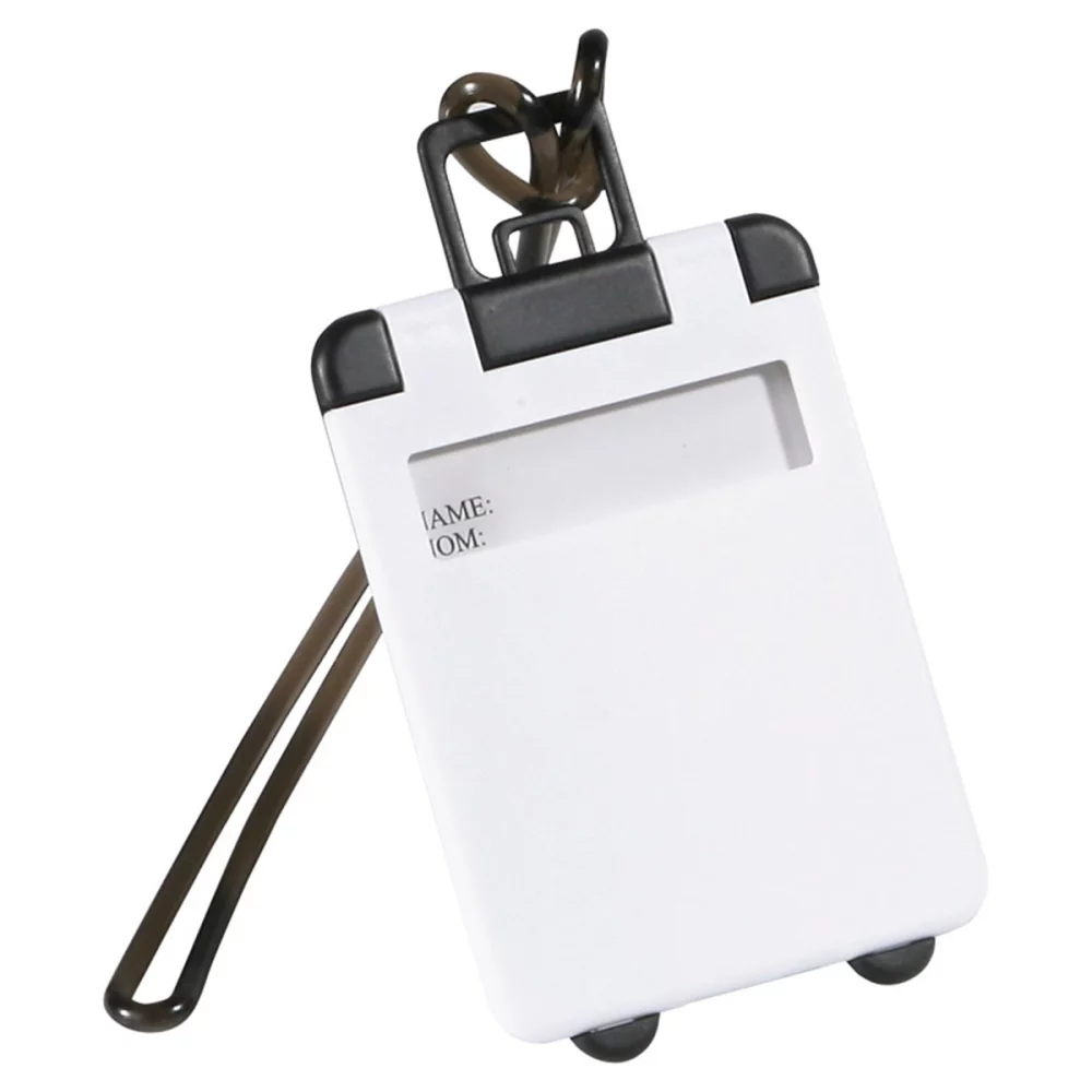 Étiquette de bagage pour sac de voyage