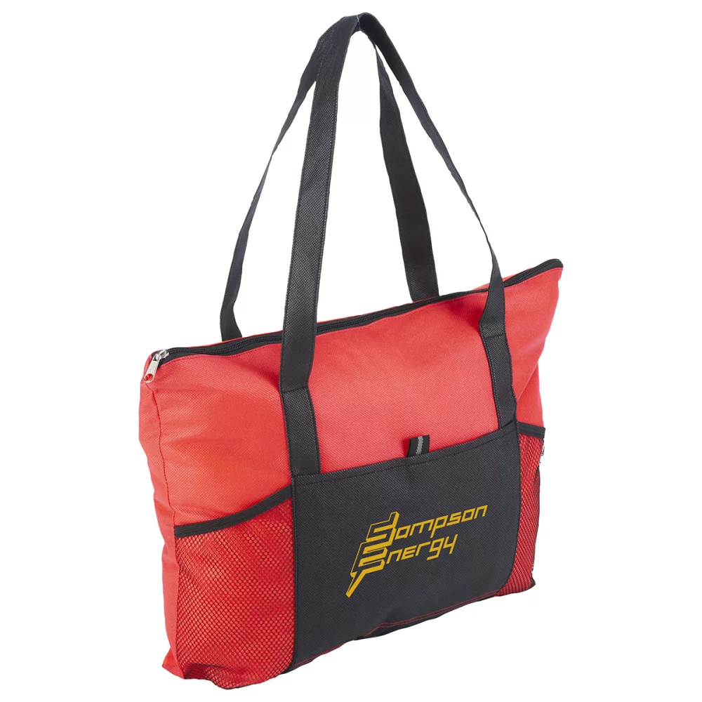 Feather Flight Zippered Tote Bag