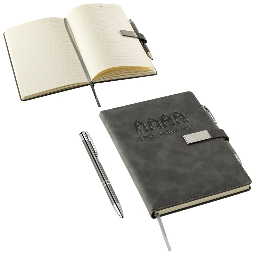 Thesis Hardcover Journal with Magnetic Closure & Pen