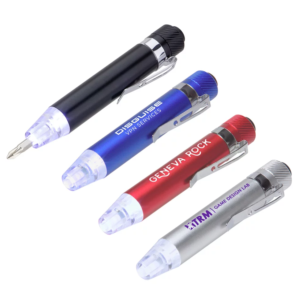 Ensemble de tournevis Quick-Reach 4 bits avec lumière