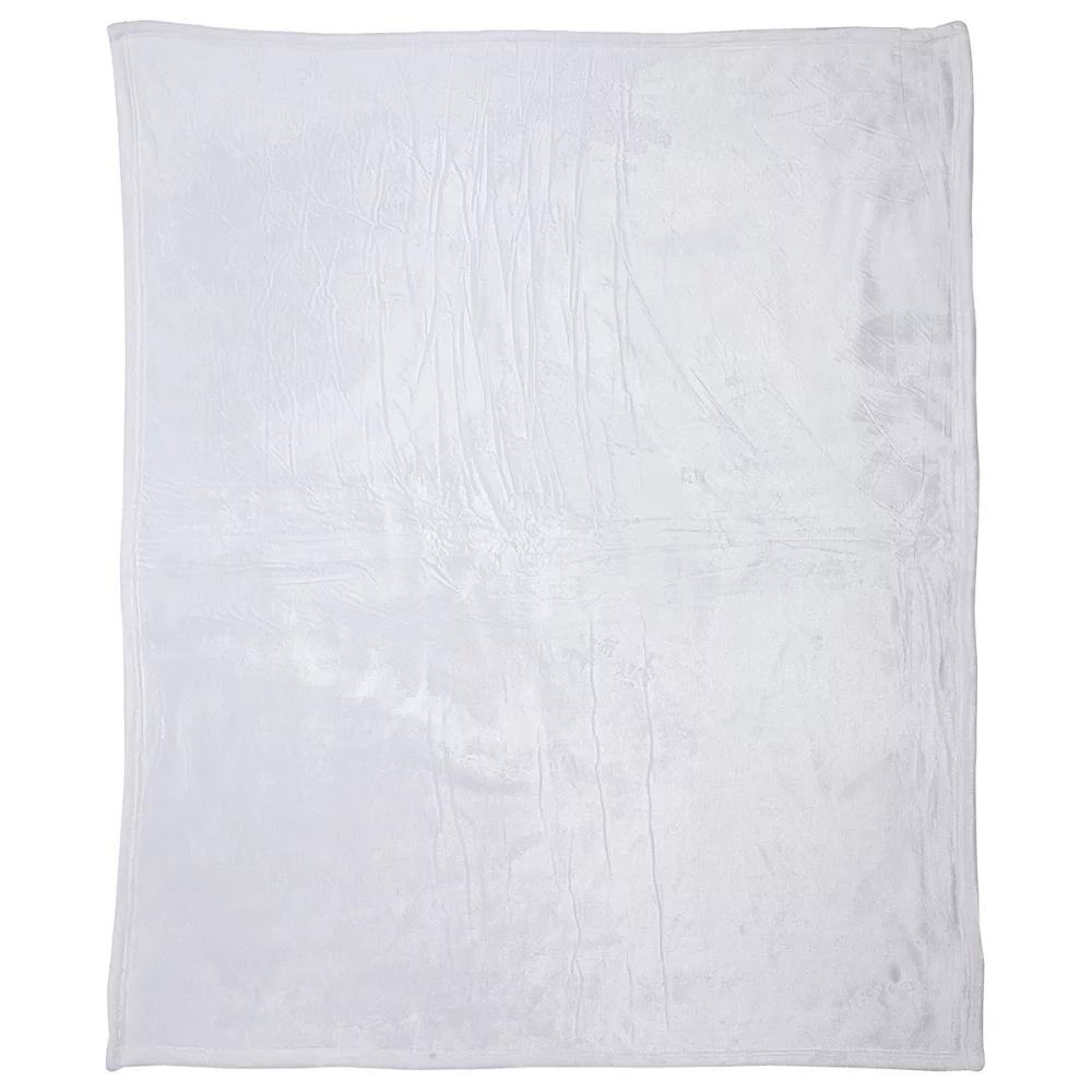 Couverture en sherpa à toucher soyeux 50" x 60" 420GSM - Couleur intégrale