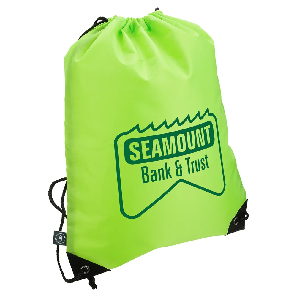 Grab 'N Go RPET Budget Drawstring Backpack