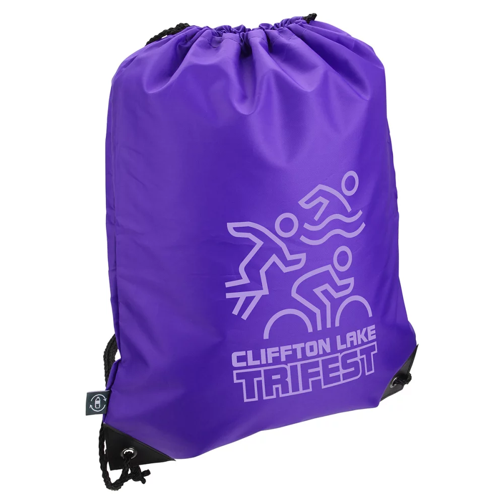 Grab 'N Go RPET Budget Drawstring Backpack
