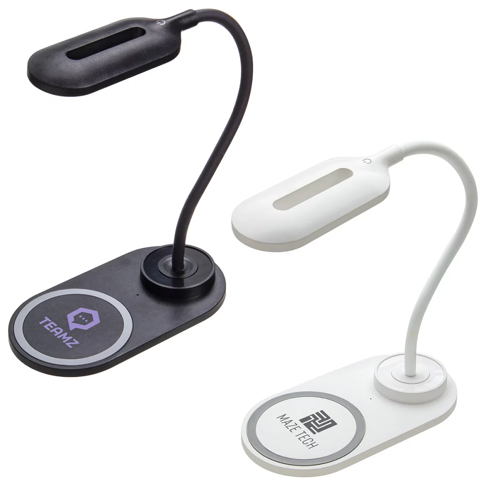 Lampe de bureau Nova réglable avec chargeur sans fil 15W