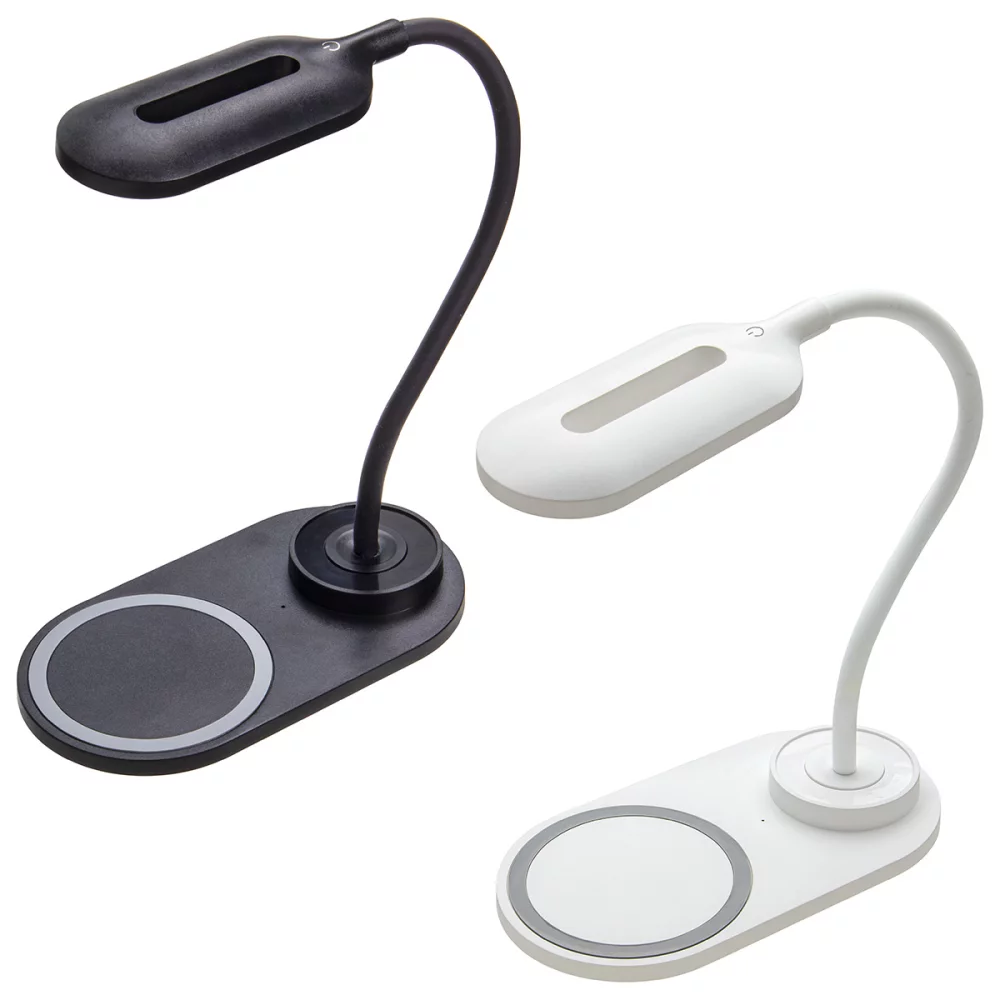 Lampe de bureau Nova réglable avec chargeur sans fil 15W