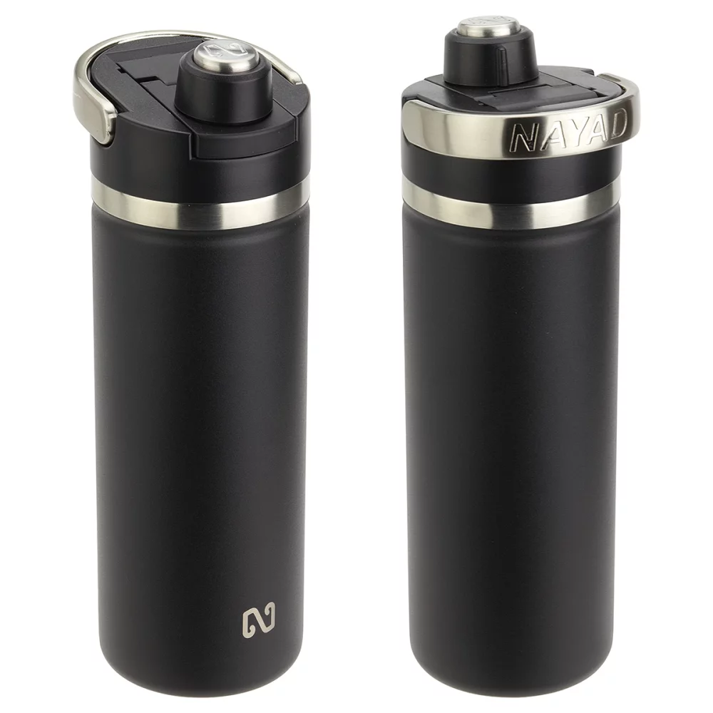 NAYAD® Traveler 18 oz Stainless Double-wall Bottle with Twist-Top Spout
