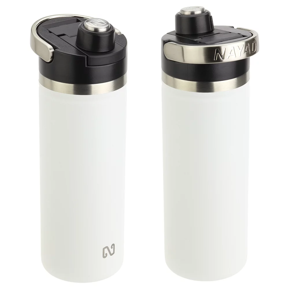 Bouteille en acier inoxydable double paroi de 18 oz NAYAD® Traveler avec bec verseur à vis