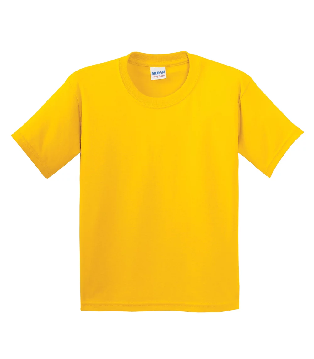 T-shirt pour jeunes en coton épais Gildan®.