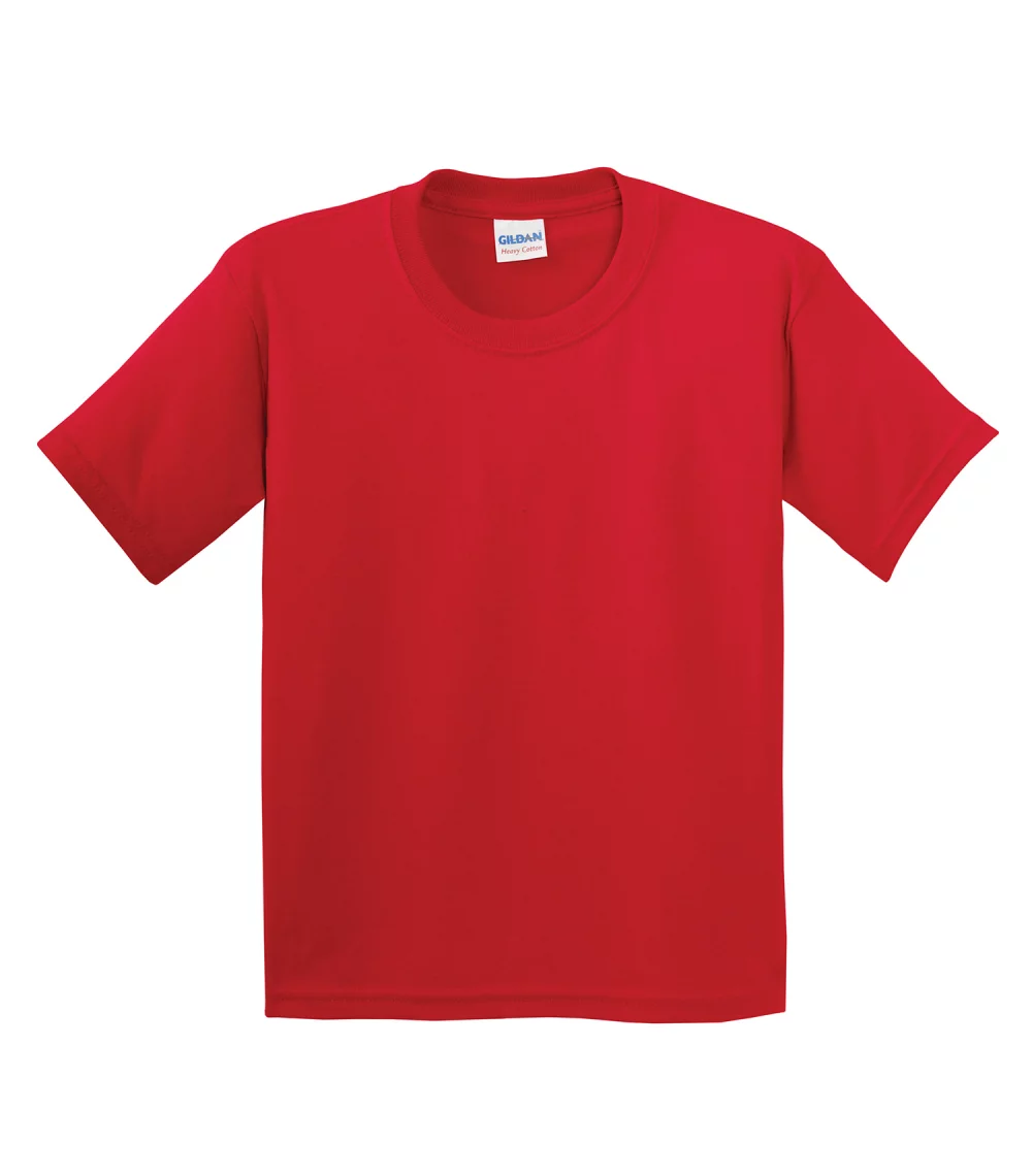 T-shirt pour jeunes en coton épais Gildan®.